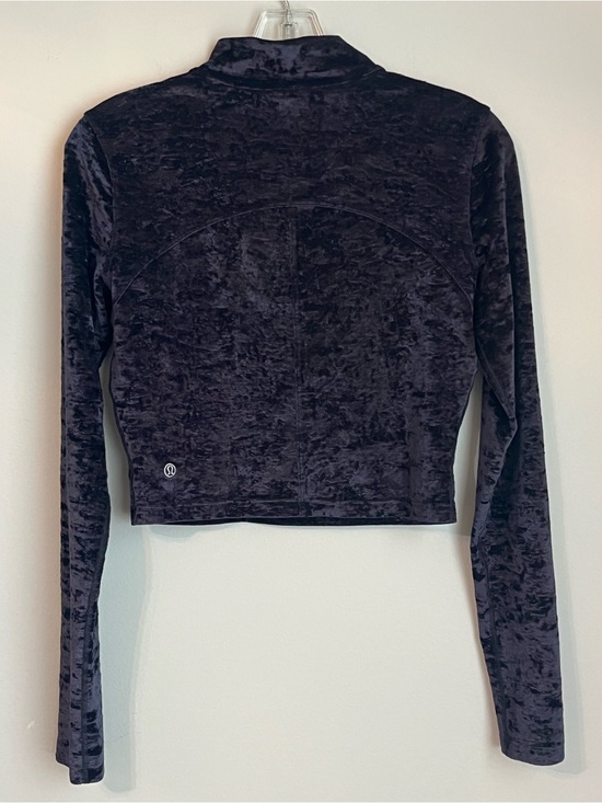 lululemon athletica Tops - lululemon athletica All Aligned Mock Neck Long Sleeve Crushed Velvet